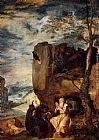 St. Anthony Abbot and St. Paul the Hermit by Diego Rodriguez de Silva Velazquez
